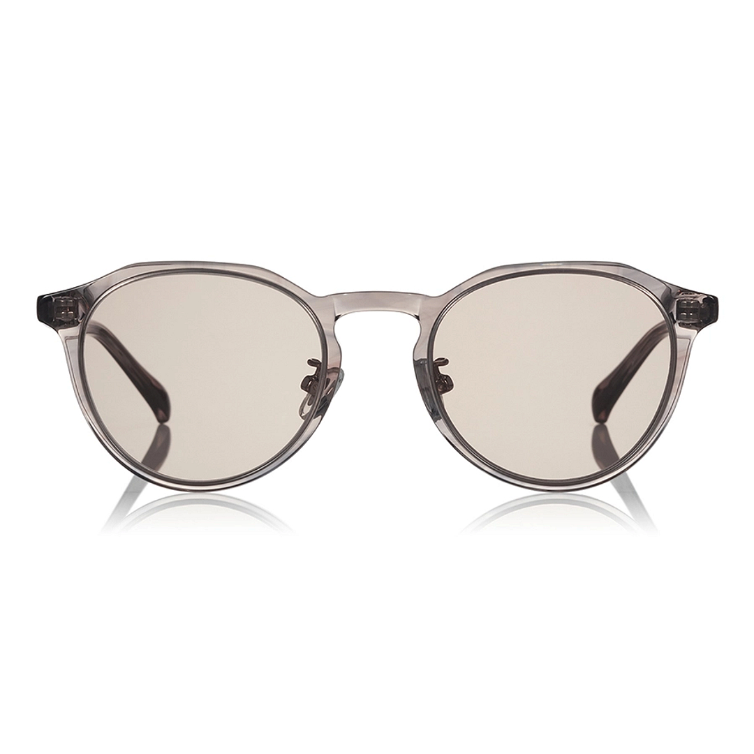 OWNDAYS | SUN Light Brown Full Rim Boston left side