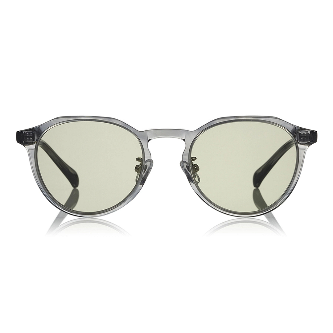 OWNDAYS | SUN Light Gray Full Rim Boston left side