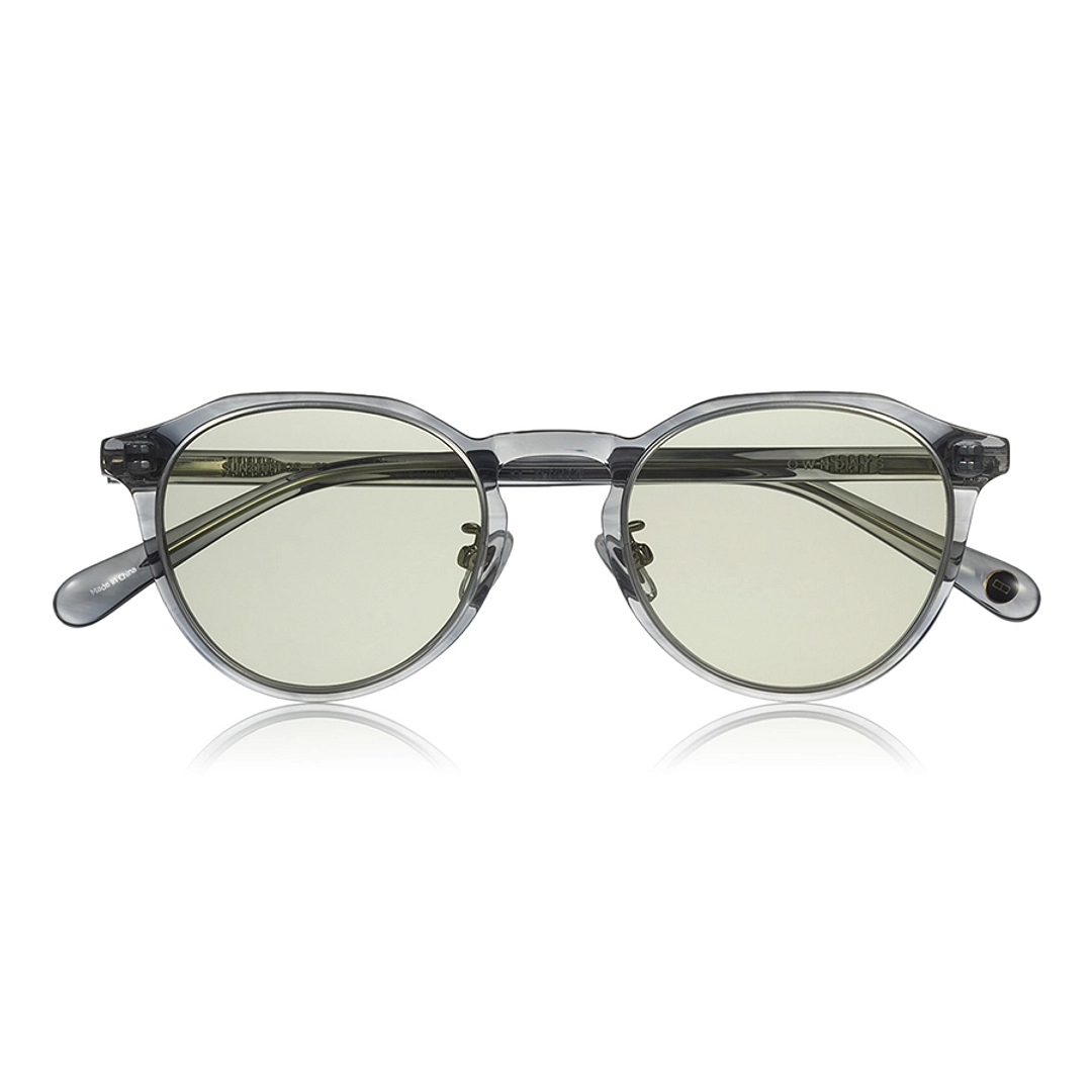 OWNDAYS | SUN Light Gray Full Rim Boston right side