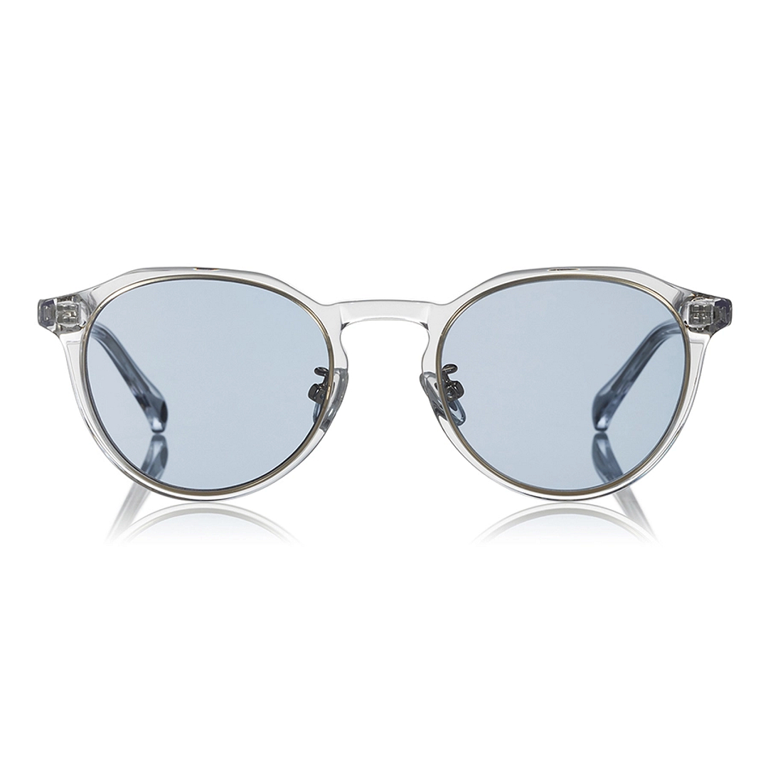 OWNDAYS | SUN Crystal Transparent Full Rim Boston left side