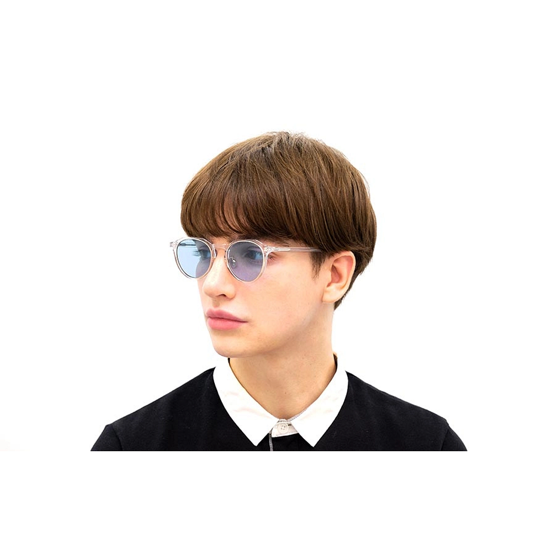 OWNDAYS | SUN Crystal Transparent Full Rim Boston right side