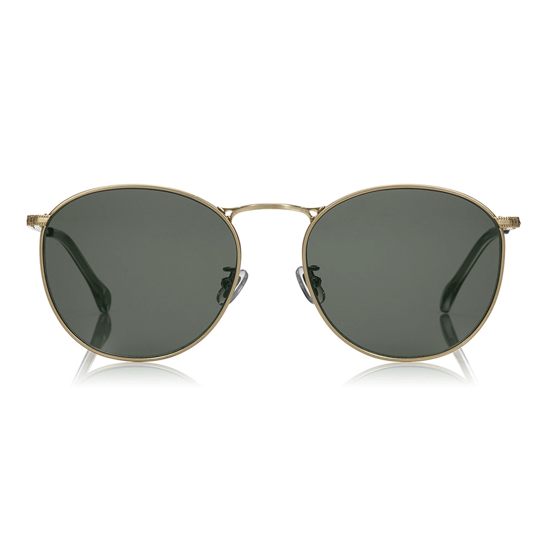 OWNDAYS | SUN Gold Full Rim Round left side