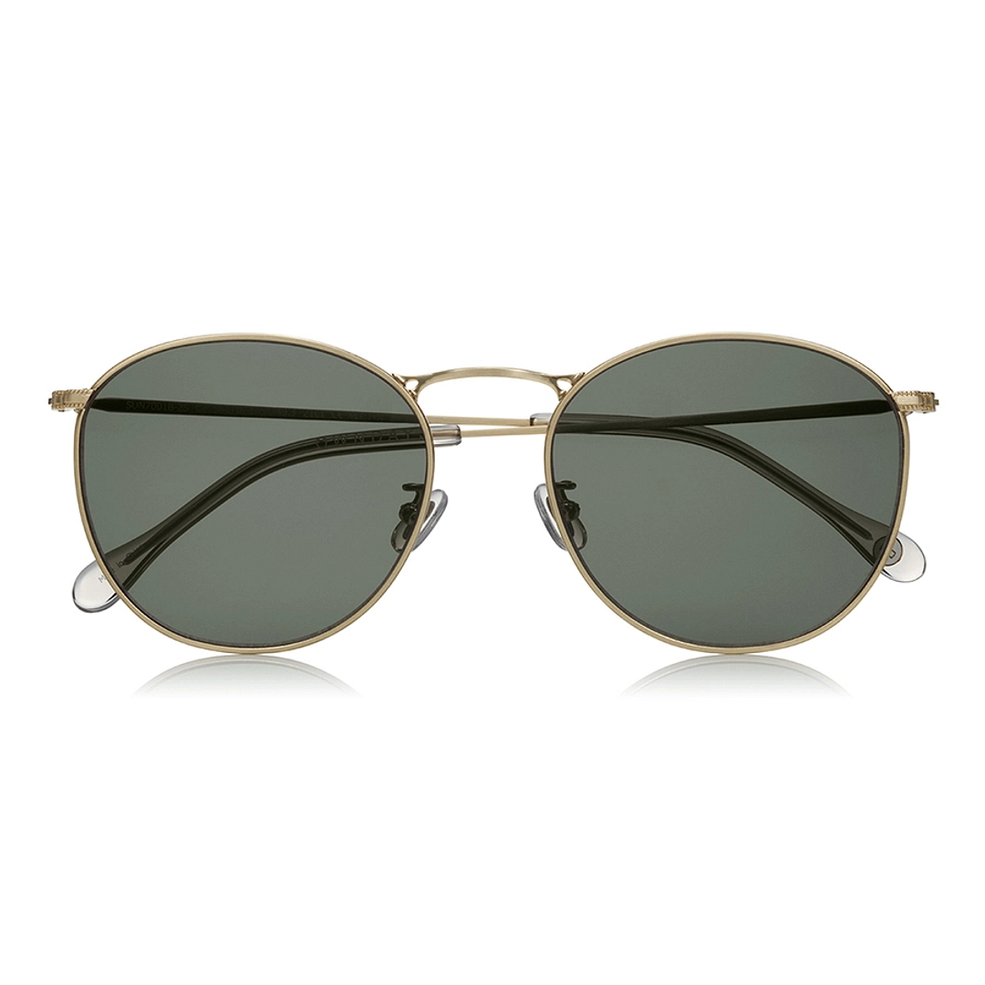 OWNDAYS | SUN Gold Full Rim Round right side