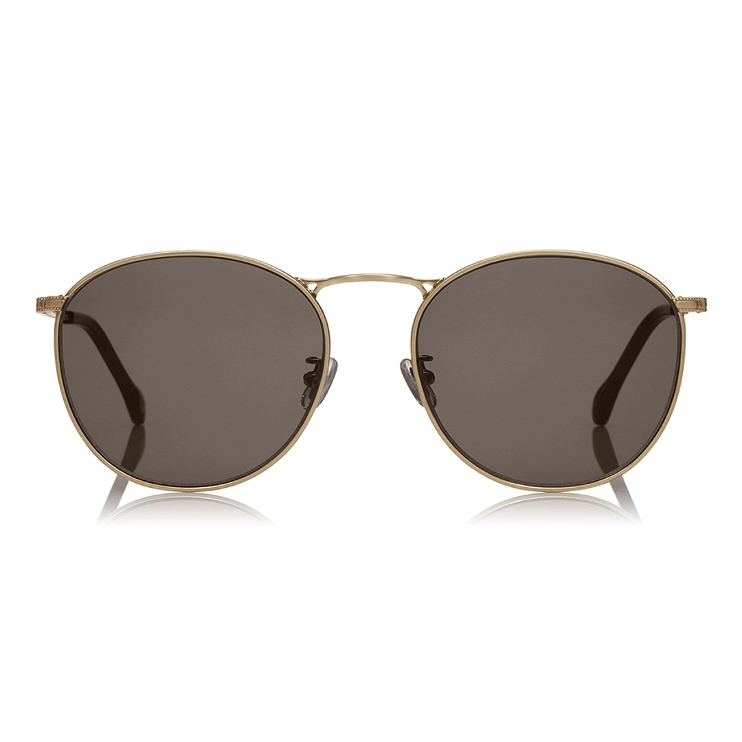 OWNDAYS | SUN Gold Full Rim Round left side