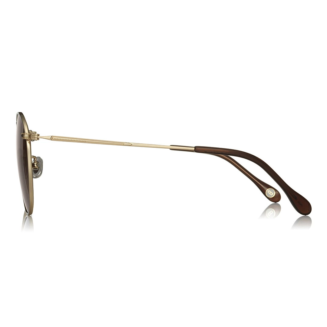 OWNDAYS | SUN Gold Full Rim Round left side