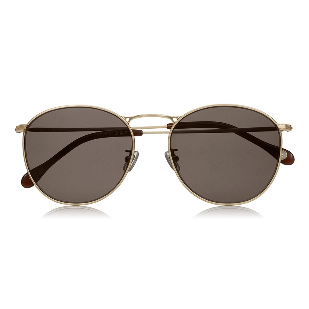 OWNDAYS | SUN Gold Full Rim Round right side