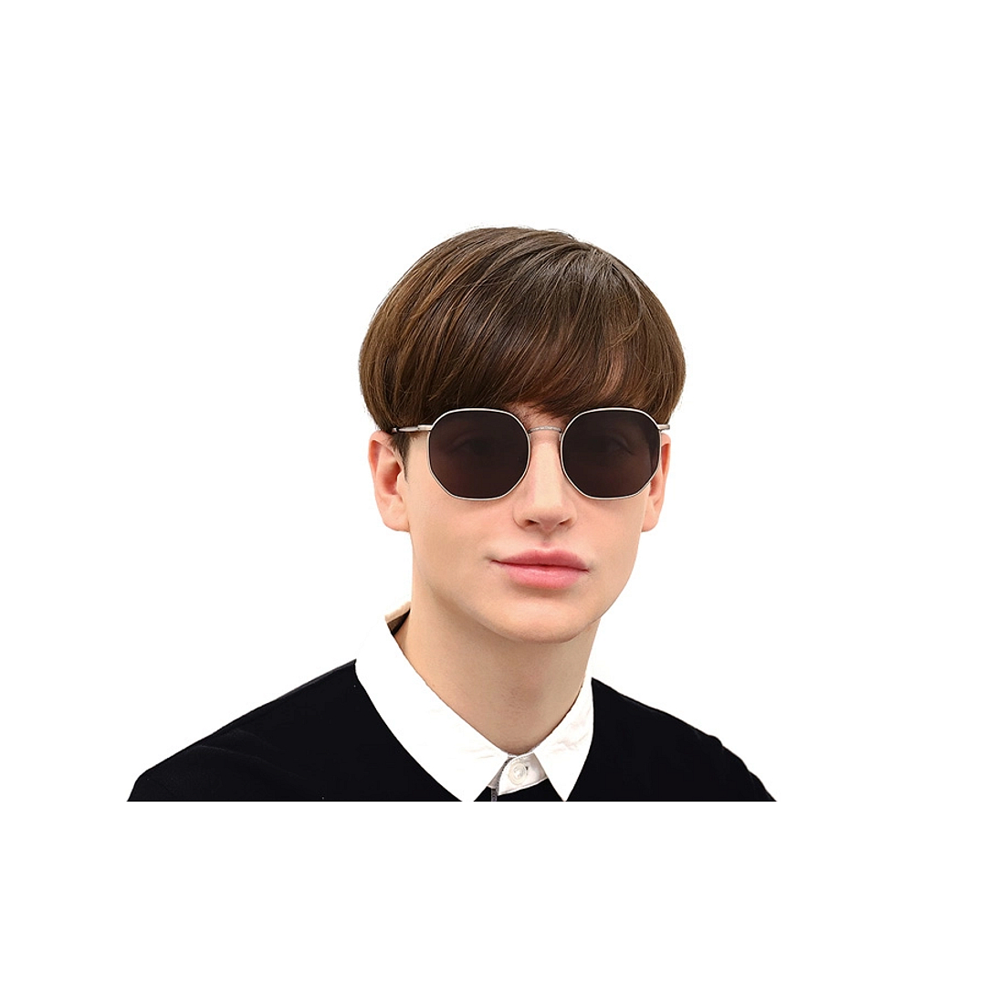 OWNDAYS | SUN Matte Gun Full Rim Wellington left side