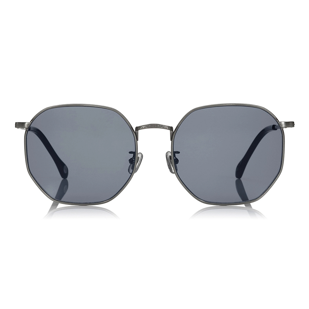 OWNDAYS | SUN Silver Full Rim Square right side