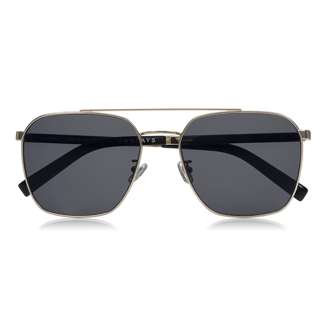 OWNDAYS | SUN Gold Full Rim Wellington right side