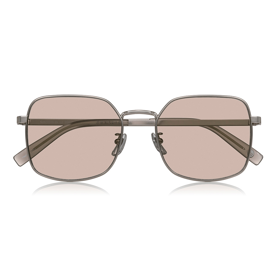 OWNDAYS | SUN Gold Full Rim Polygon right side