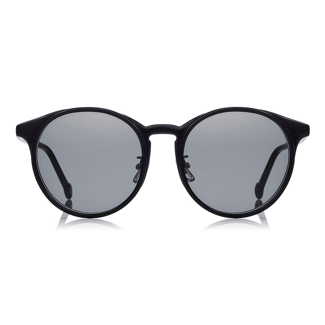 OWNDAYS | SUN Black Full Rim Boston left side