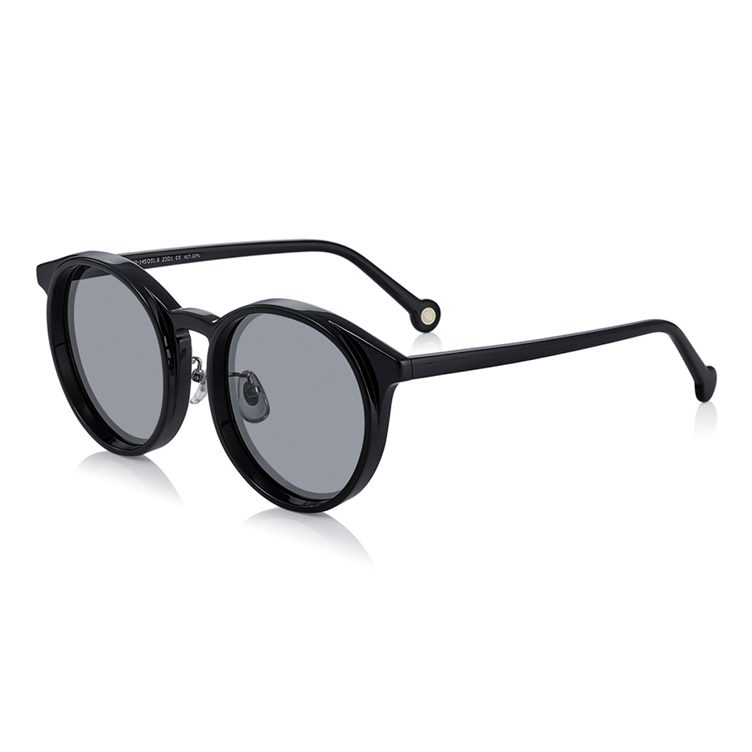 OWNDAYS | SUN Black Full Rim Boston right side