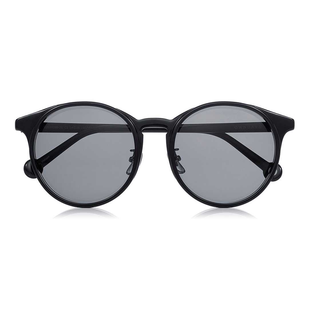 OWNDAYS | SUN Black Full Rim Boston right side