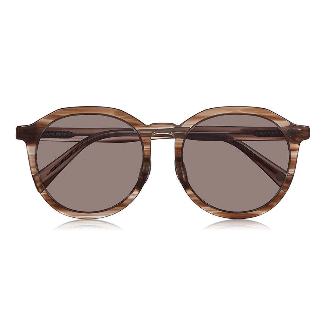 OWNDAYS | SUN Light Brown Full Rim Boston right side