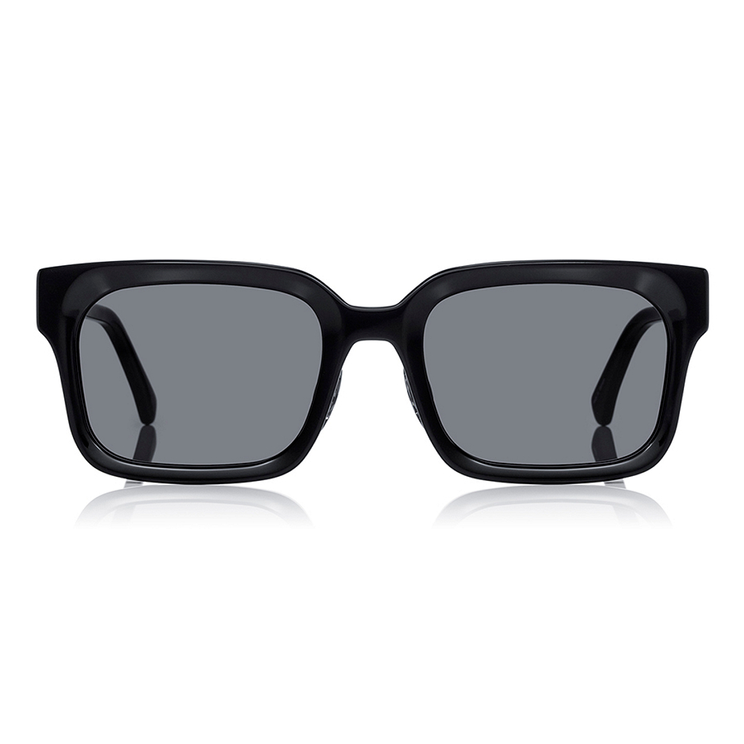 OWNDAYS | SUN Black Full Rim Rectangle left side