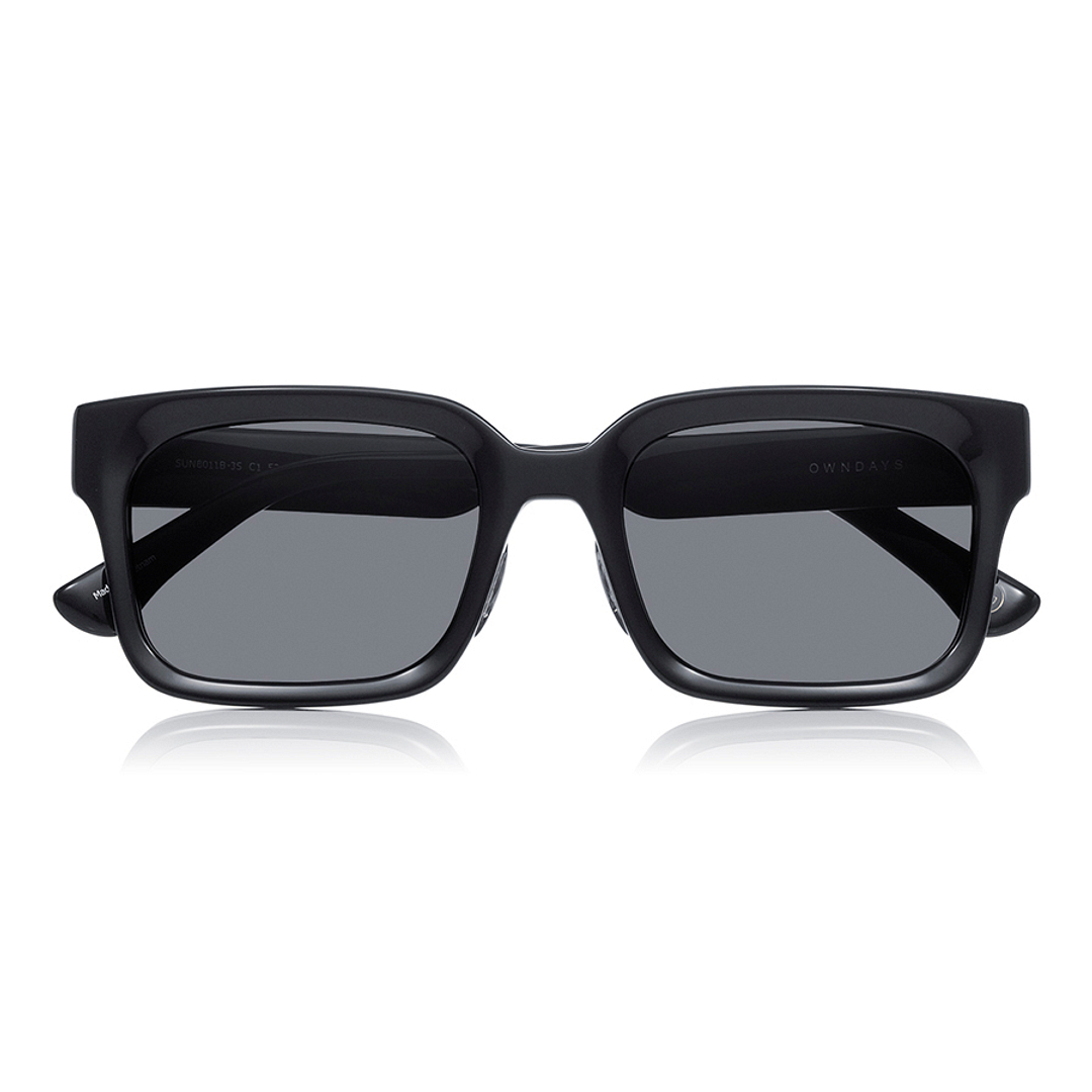 OWNDAYS | SUN Black Full Rim Rectangle right side