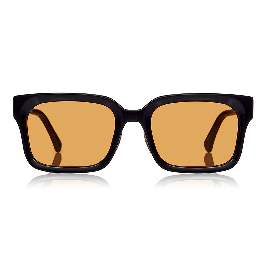 OWNDAYS | SUN Black Full Rim Rectangle left side