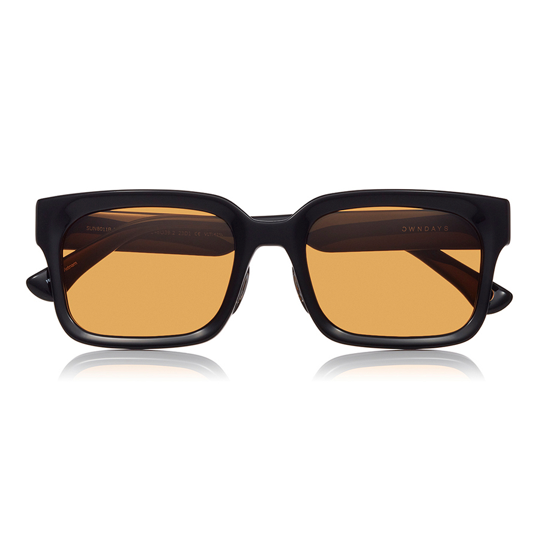 OWNDAYS | SUN Black Full Rim Rectangle right side