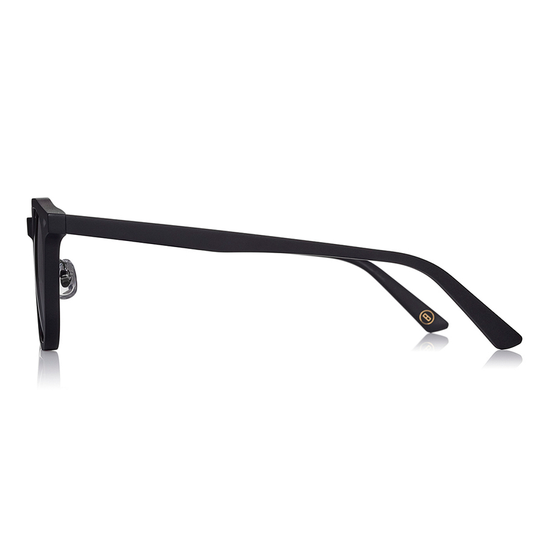 OWNDAYS | SUN MATTE BLACK Full Rim Wellington left side