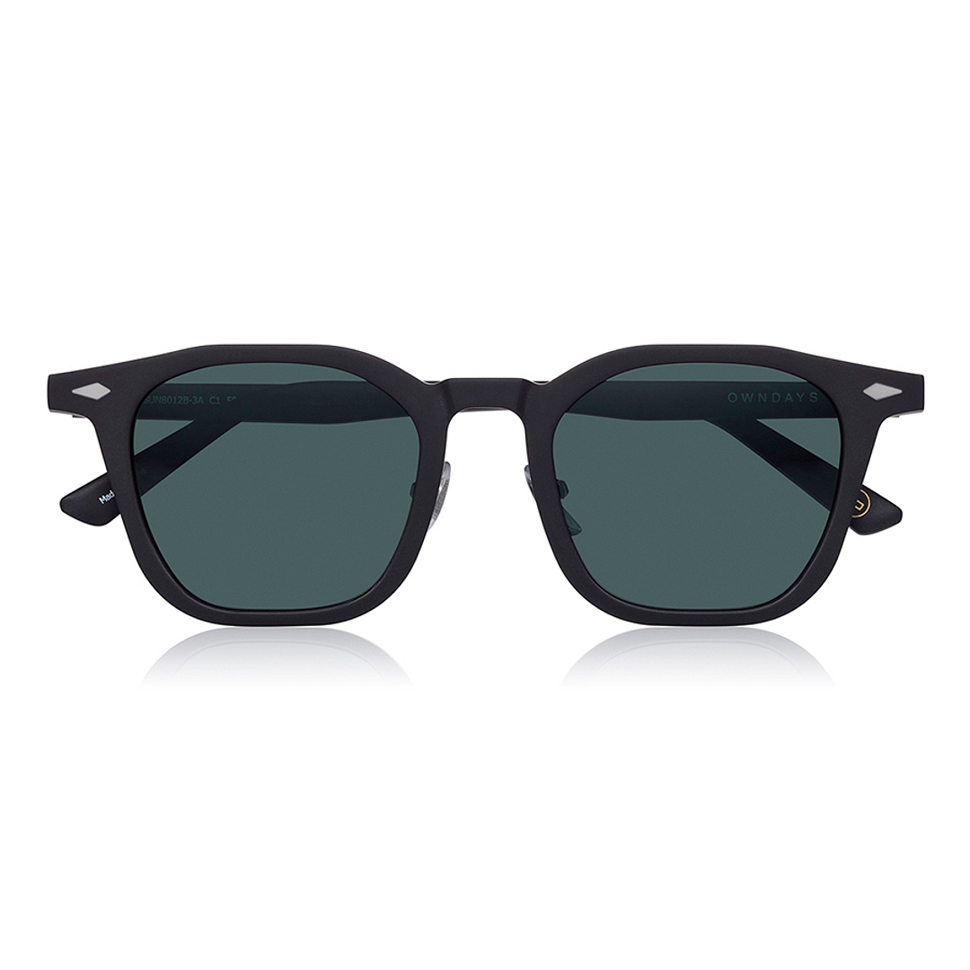 OWNDAYS | SUN MATTE BLACK Full Rim Wellington right side