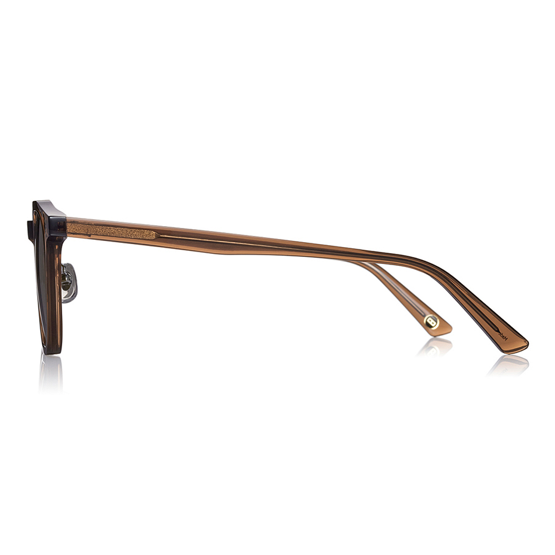 OWNDAYS | SUN Light Brown Full Rim Wellington left side