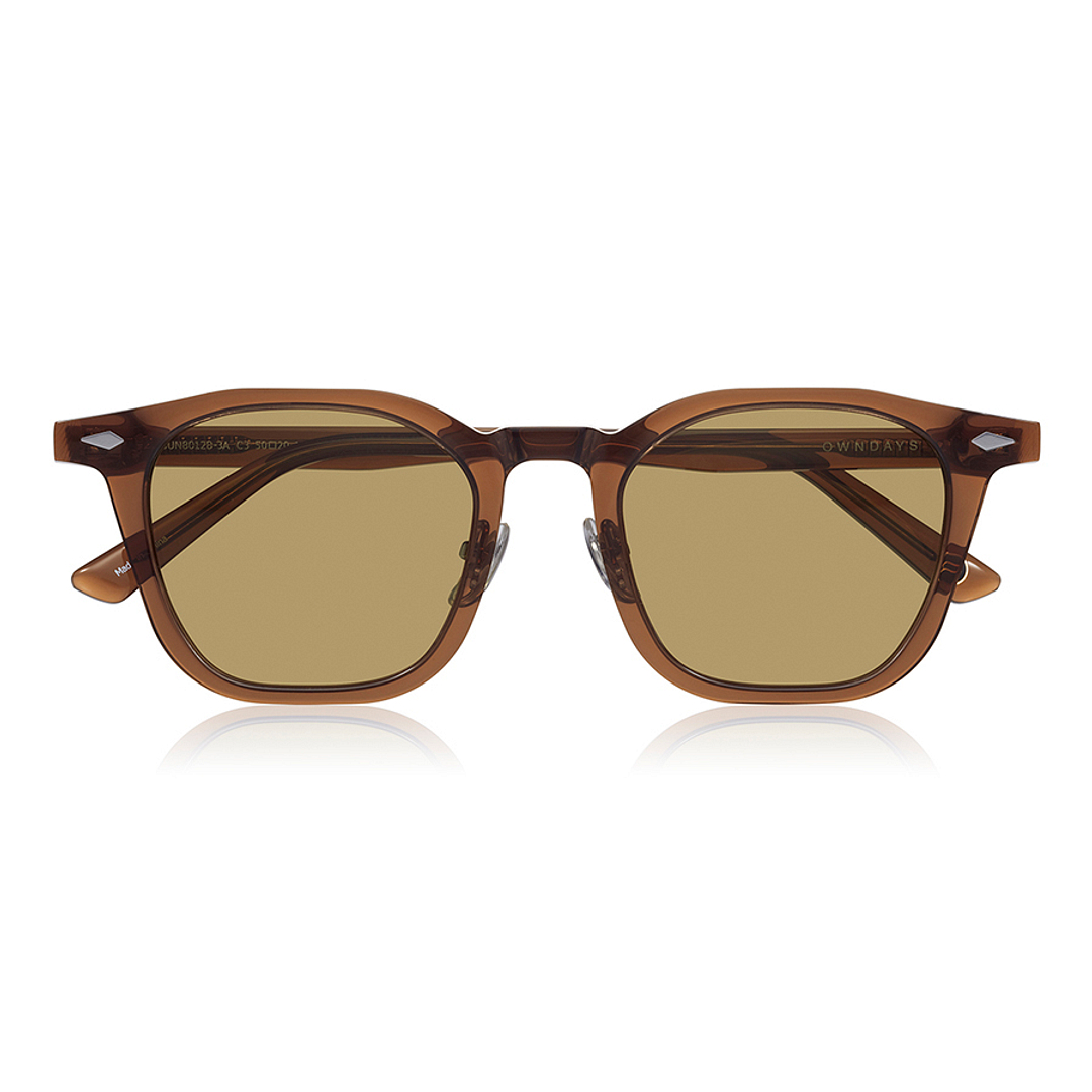 OWNDAYS | SUN Light Brown Full Rim Wellington right side