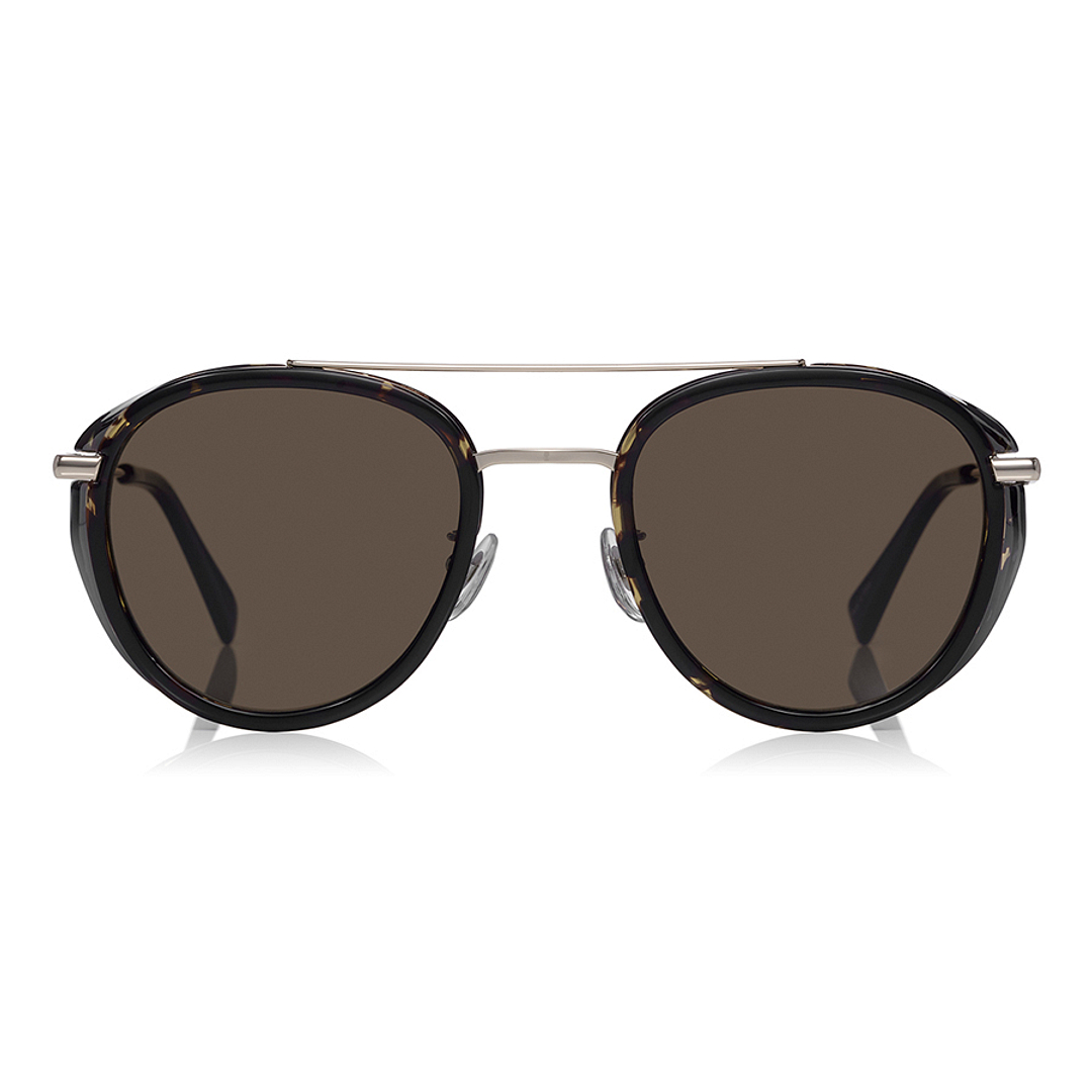 OWNDAYS | SUN Light Brown Full Rim Teardrop left side