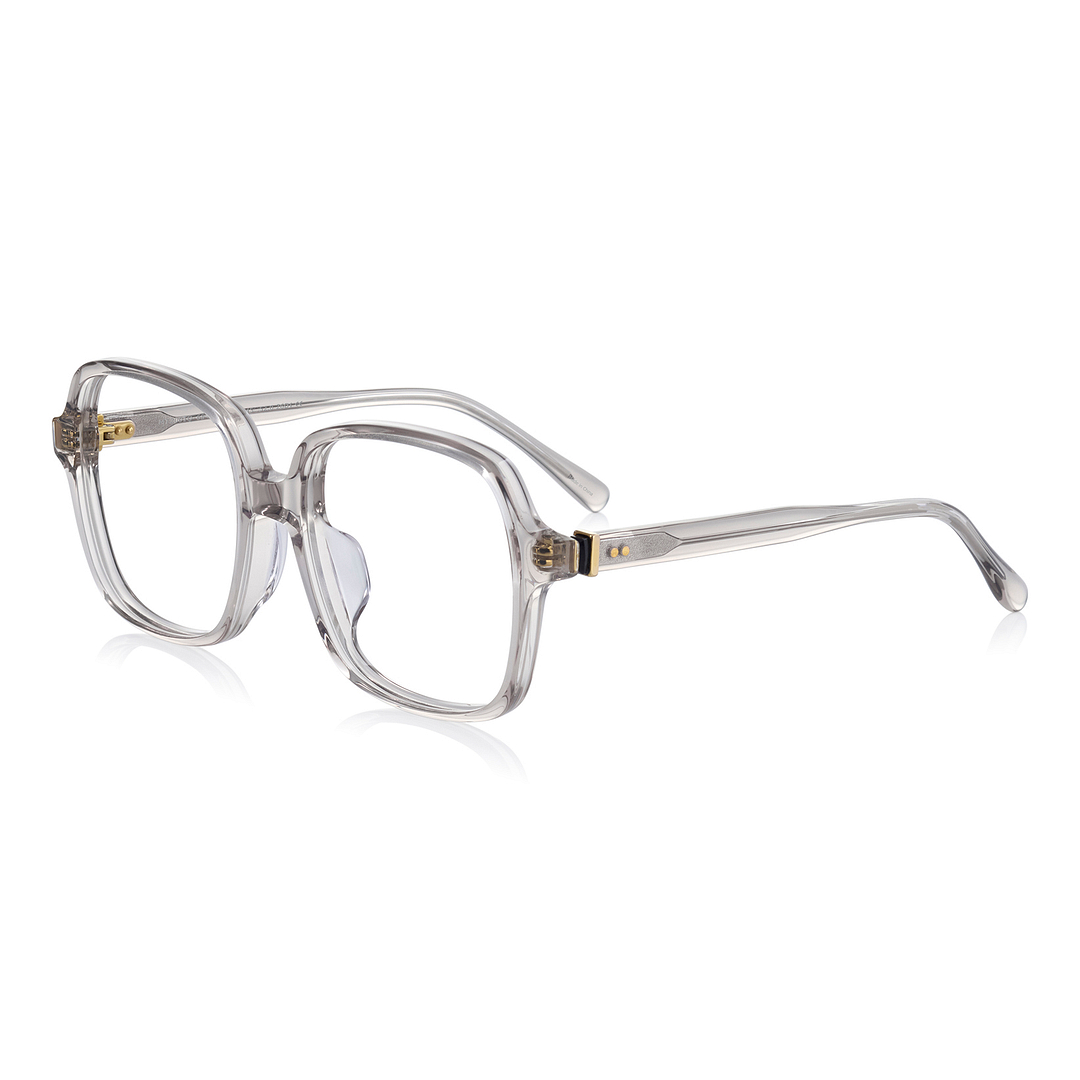 OWNDAYS × MAKIKO TAKIZAWA Gray Full Rim Wellington right side
