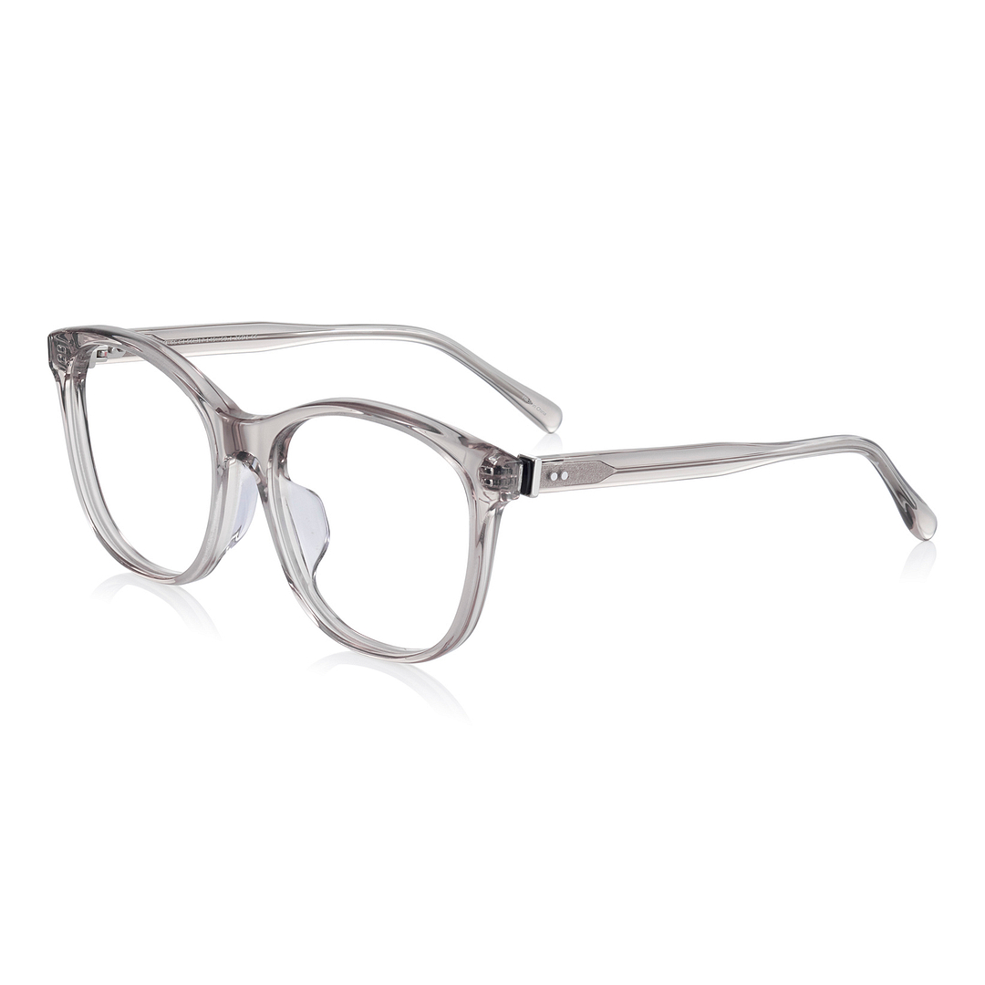 OWNDAYS × MAKIKO TAKIZAWA Gray Full Rim Wellington right side