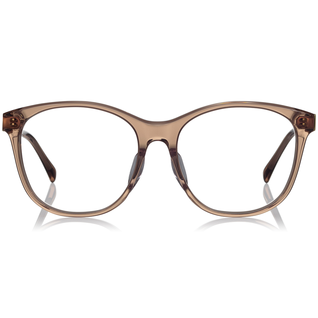 OWNDAYS × MAKIKO TAKIZAWA Beige Full Rim Wellington left side