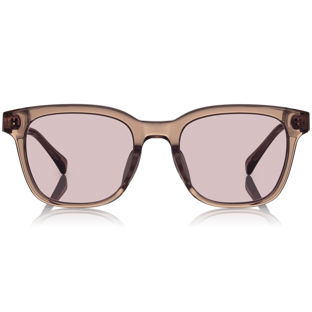 OWNDAYS × MAKIKO TAKIZAWA Beige Full Rim Wellington left side