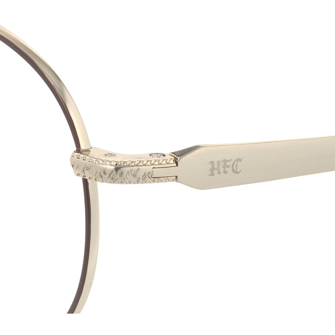 OWNDAYS × STRANGER THINGS Brown Full Rim Boston left side