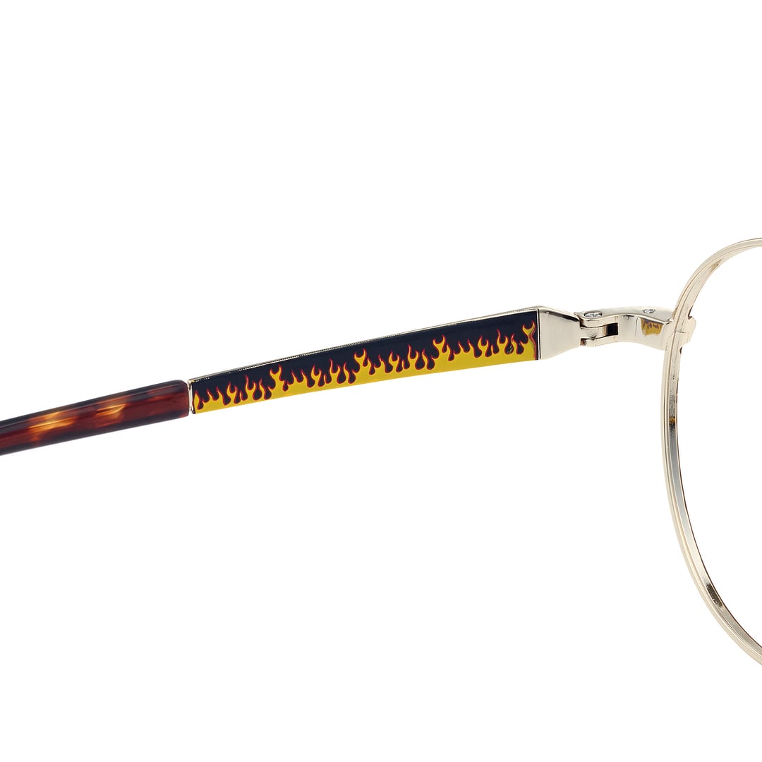 OWNDAYS × STRANGER THINGS Brown Full Rim Boston right side