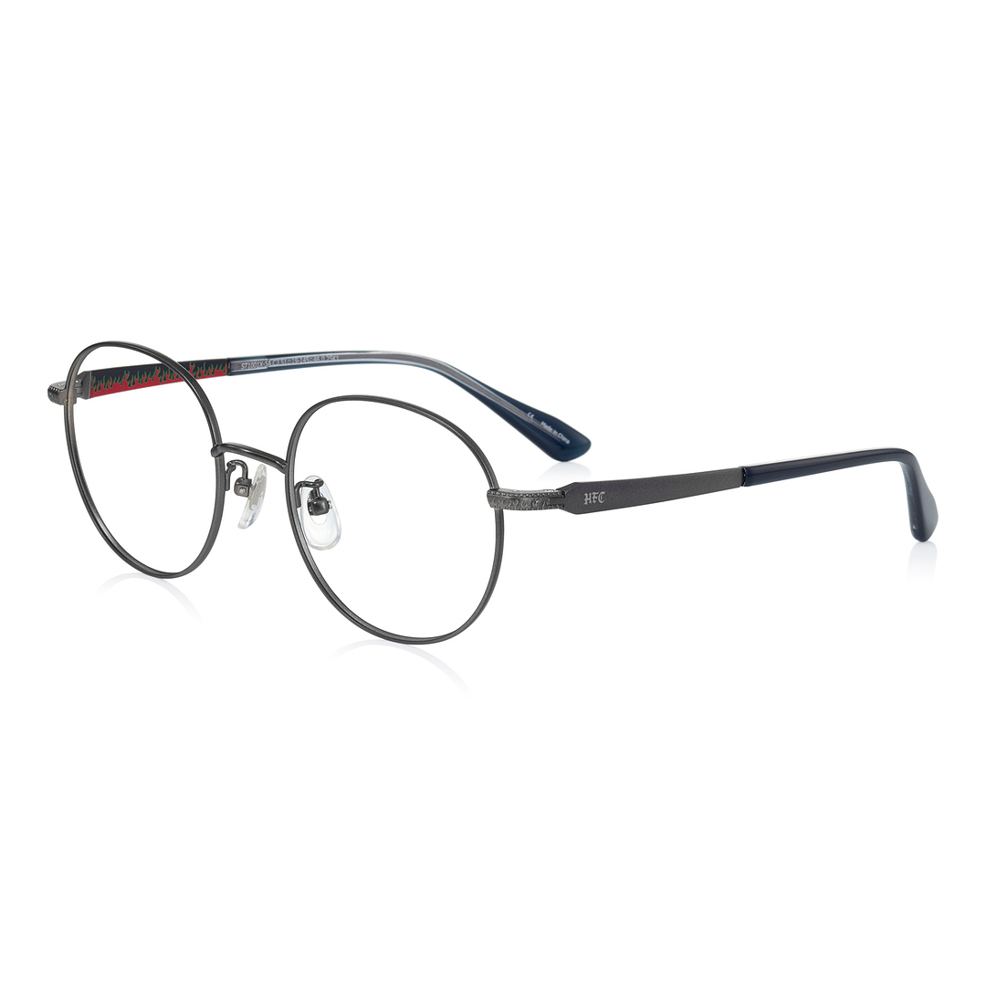 OWNDAYS × STRANGER THINGS Matte Gun Full Rim Boston right side