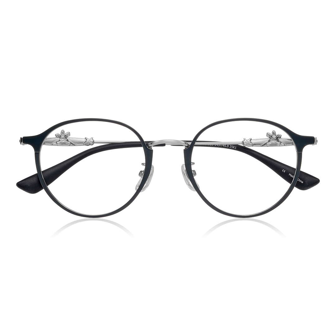 OWNDAYS × STRANGER THINGS Dark Grey Full Rim Boston right side