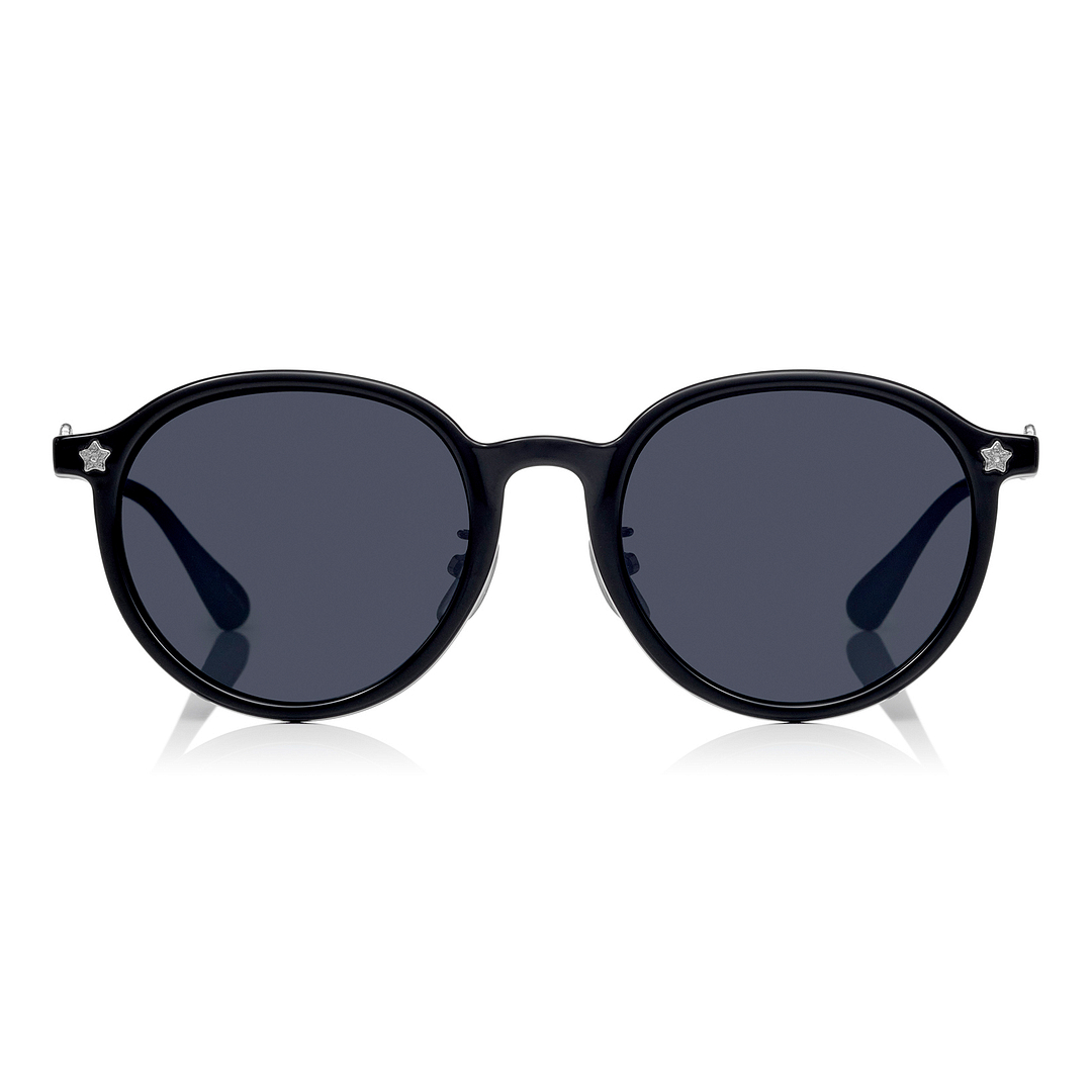 OWNDAYS × STRANGER THINGS Dark Grey Full Rim Boston left side