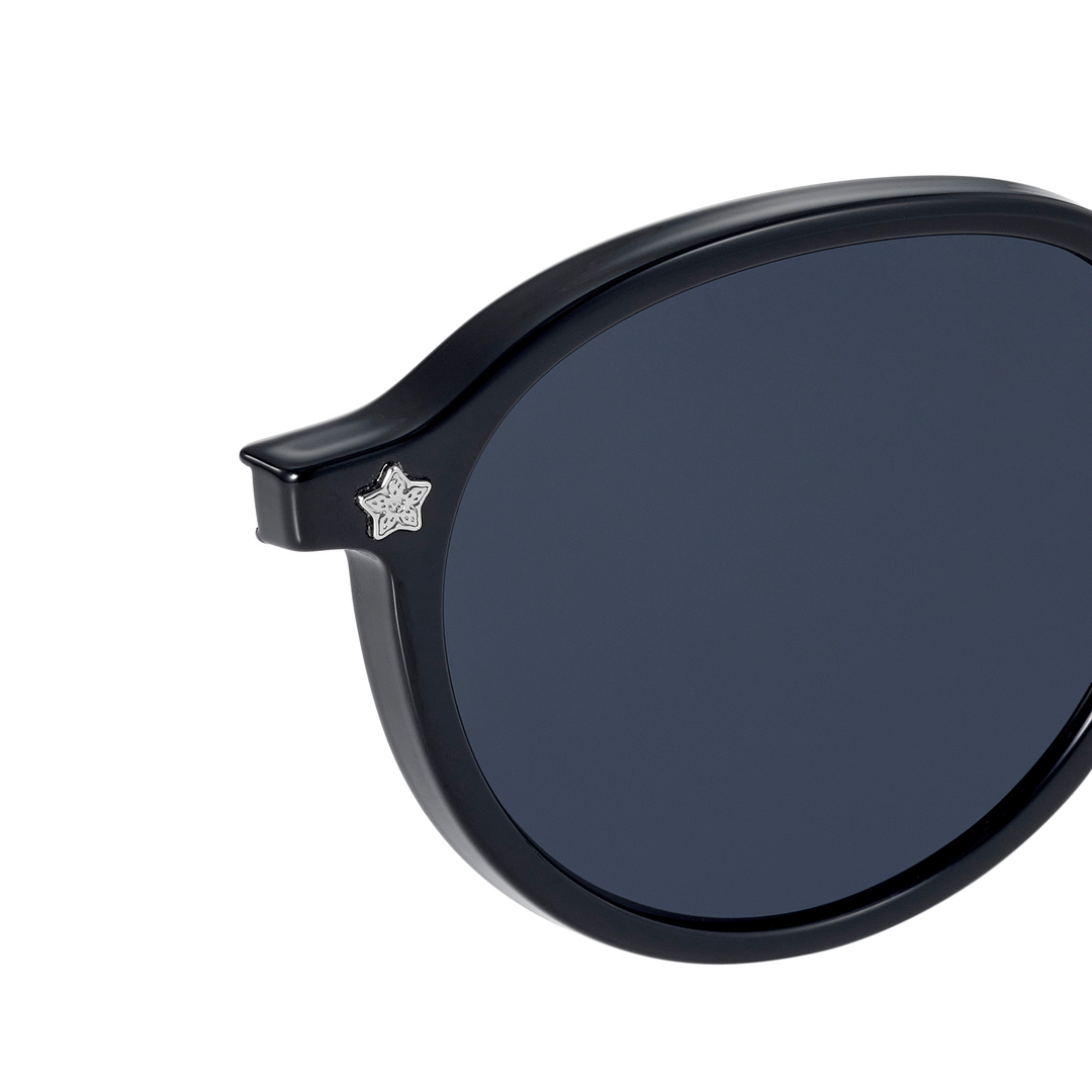 OWNDAYS × STRANGER THINGS Dark Grey Full Rim Boston left side