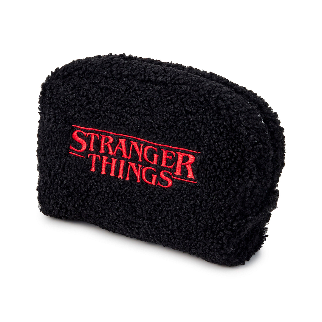 OWNDAYS × STRANGER THINGS FLEECE POUCH left side