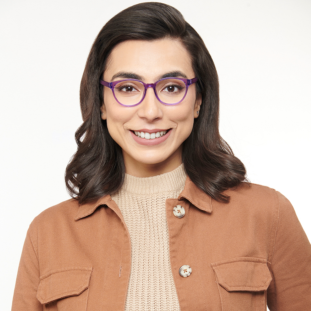 OJOS Purple Full Rim Round right side