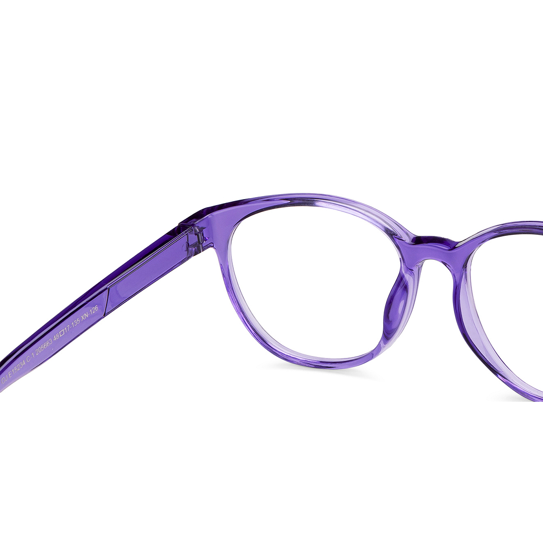 OJOS Purple Full Rim Round right side