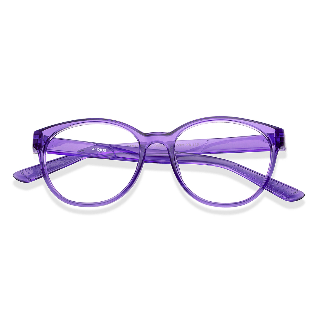 OJOS Purple Full Rim Round left side