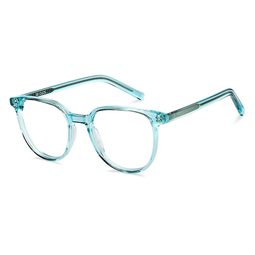 OJOS Sky Blue Full Rim Cat Eye right side