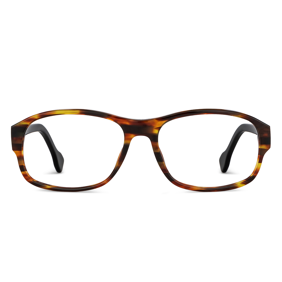 OJOS Tortoise Full Rim Square left side