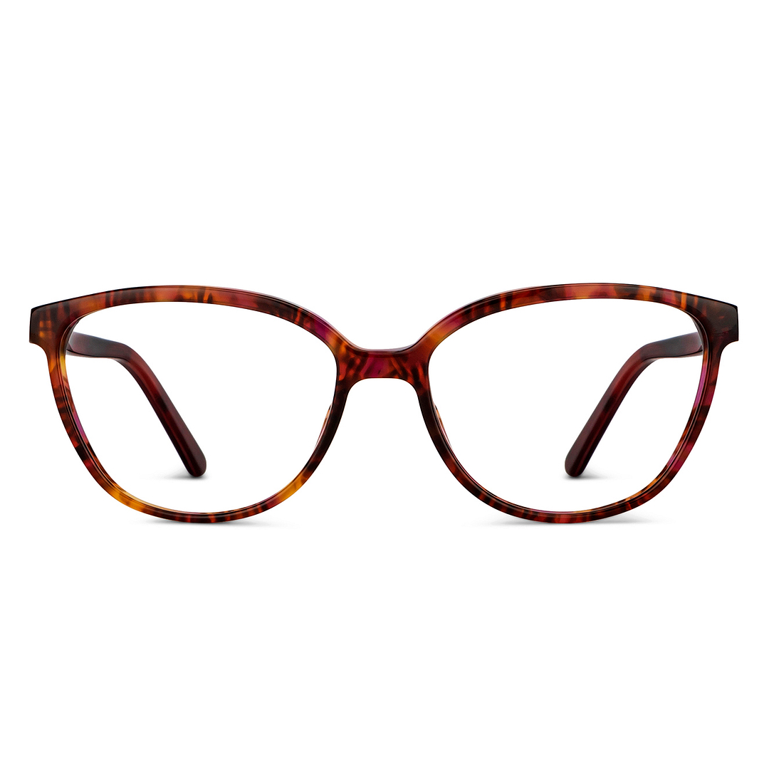 OJOS Tortoise Full Rim Cat Eye left side