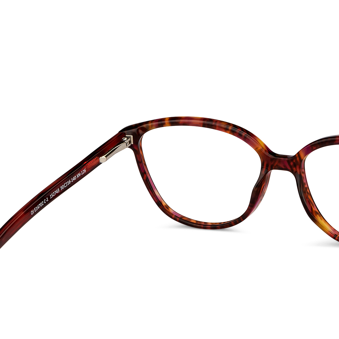 OJOS Tortoise Full Rim Cat Eye right side