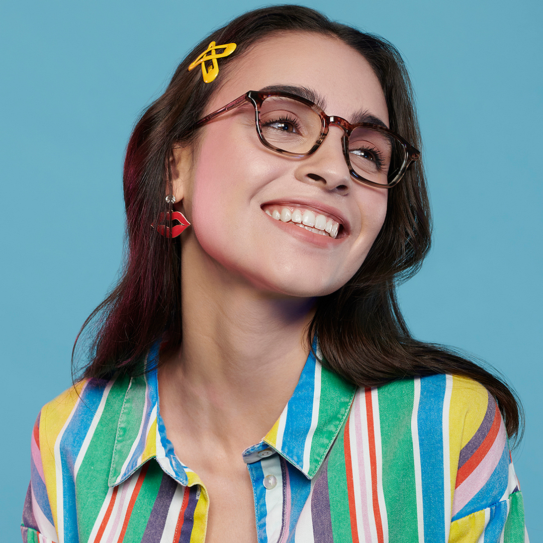 OJOS Tortoise Full Rim Rectangle right side