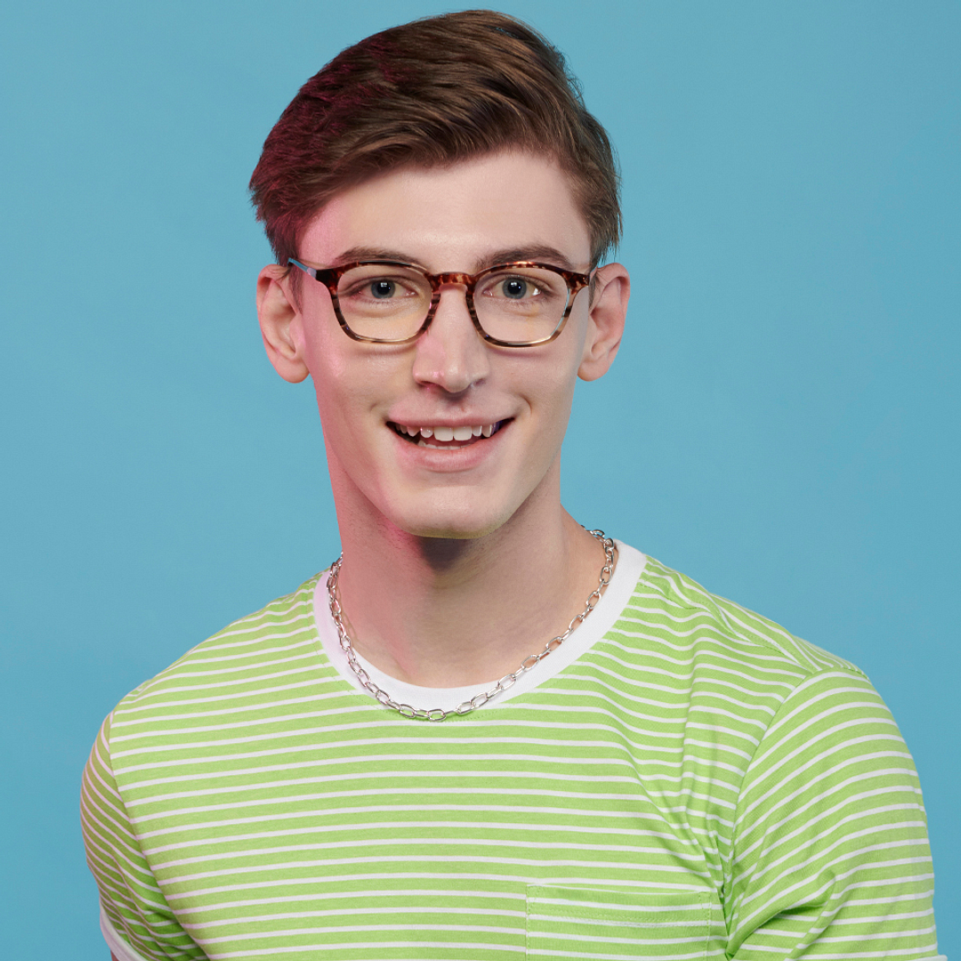 OJOS Tortoise Full Rim Rectangle right side