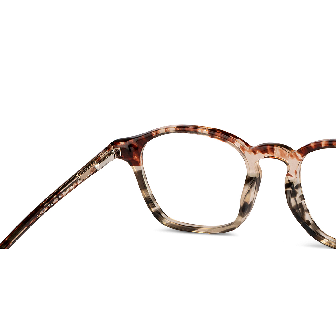 OJOS Tortoise Full Rim Rectangle right side