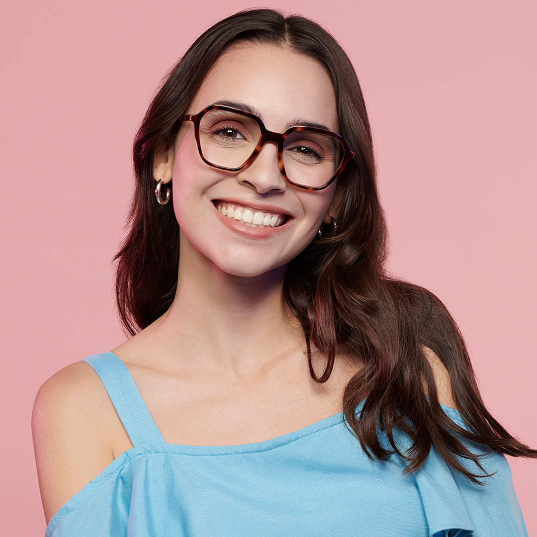 OJOS Tortoise Full Rim Square right side
