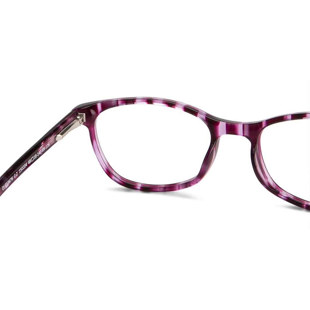 OJOS Purple Full Rim Cat Eye right side